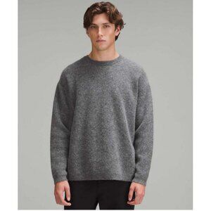 Lululemon Alpaca Wool-Blend Crewneck Sweater in Heathered Asphalt Grey